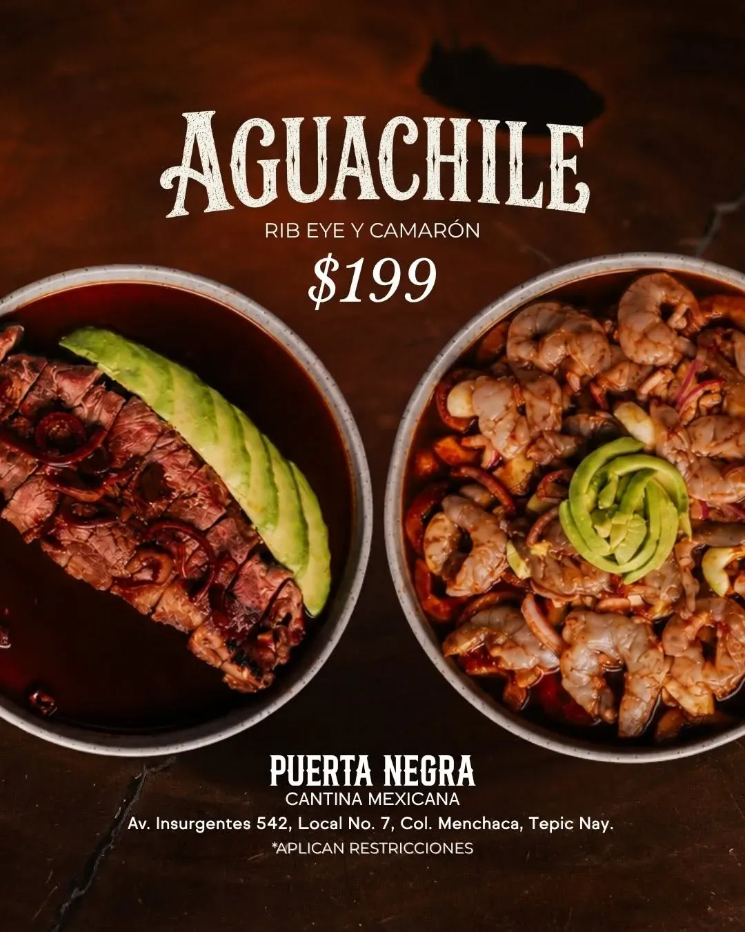 Puerta Negra Cantina en Tepic: Menú, Horarios y Reseñas | CityMap México