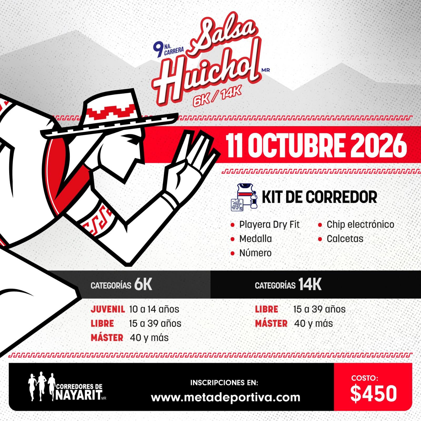 9na carrera Salsa Huichol