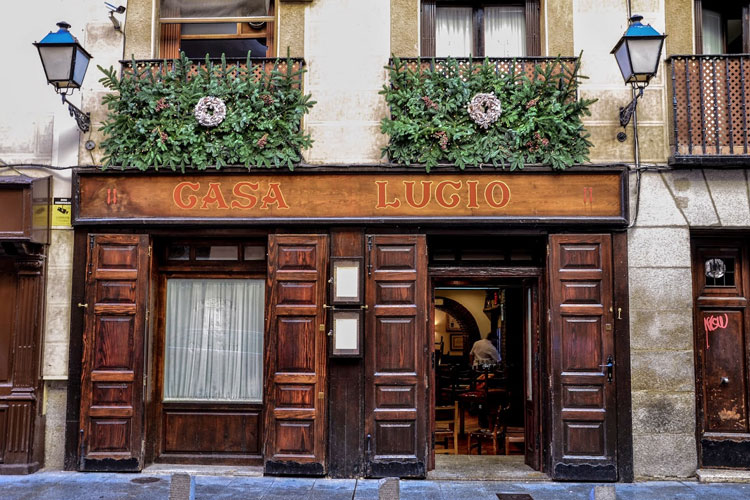 Casa Lucio en madrid