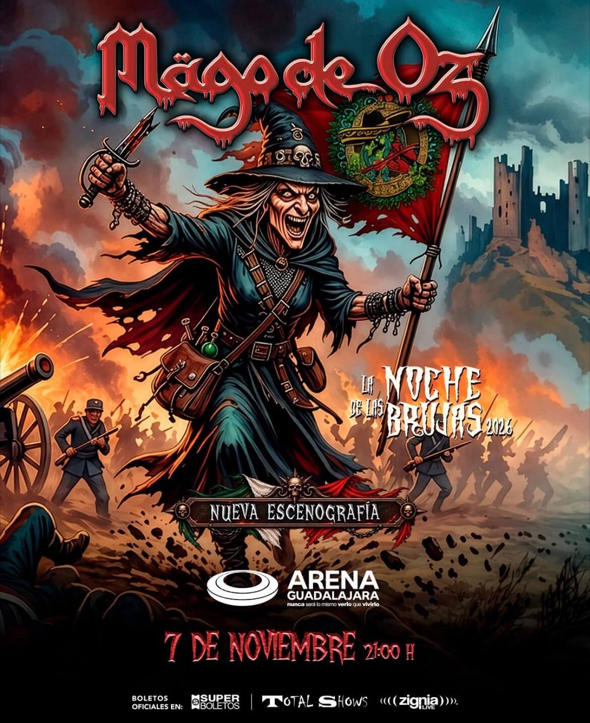Mago de Oz: La noche de las brujas 2026