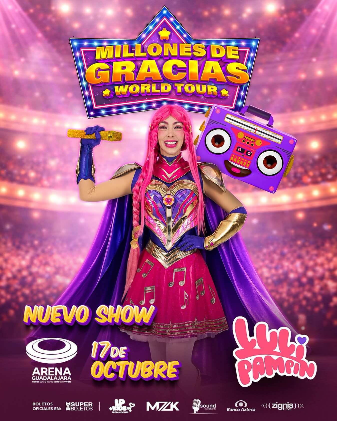 Luli Pampín en Guadalajara 