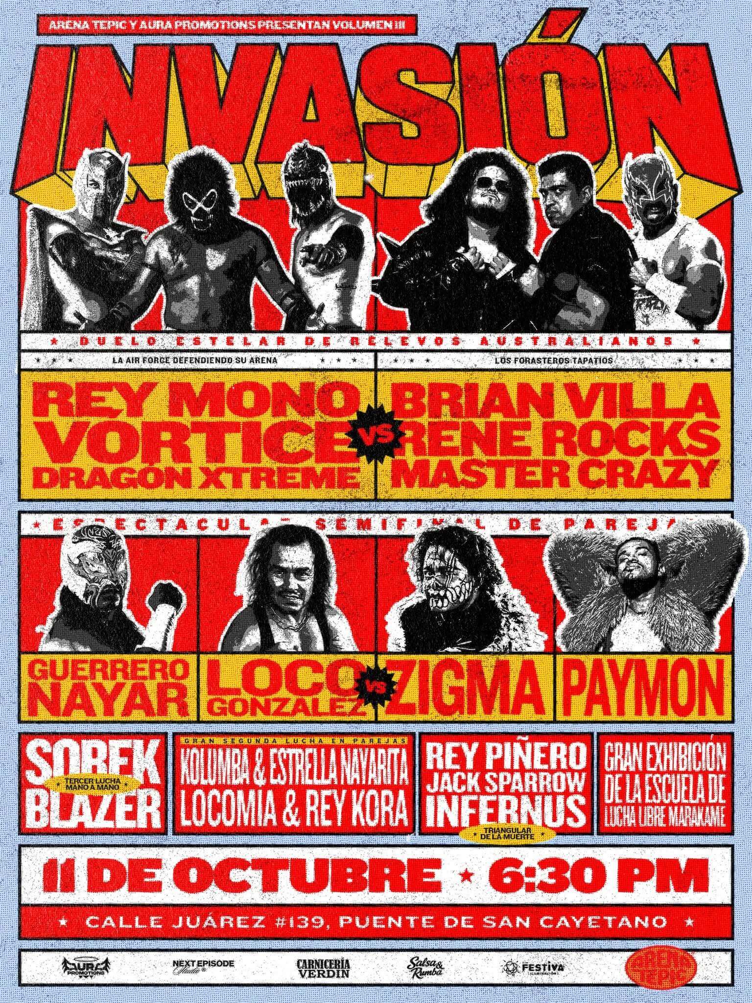 Lucha libre en Tepic