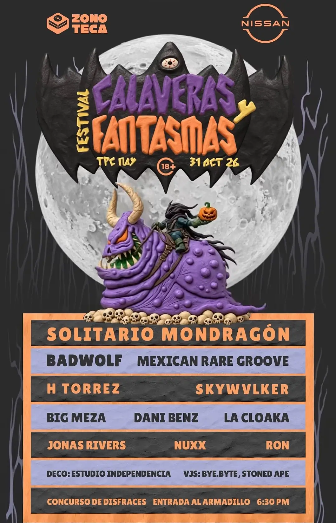 Festival calaveras y fantasmas Tepic 