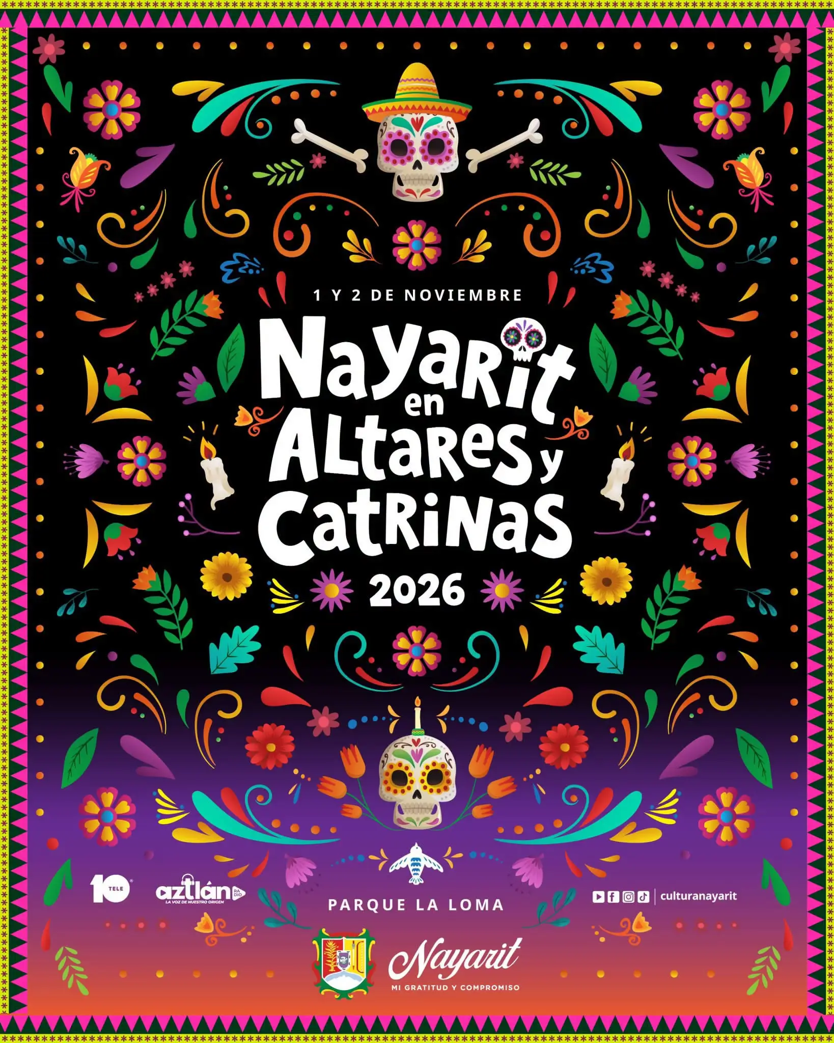 Nayarit en Altares y Catrinas 2026